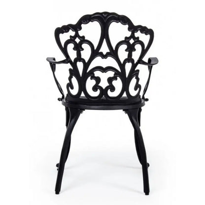 Sedia da esterno Victoria in alluminio antracitecm 57.5x 58x 87.5h