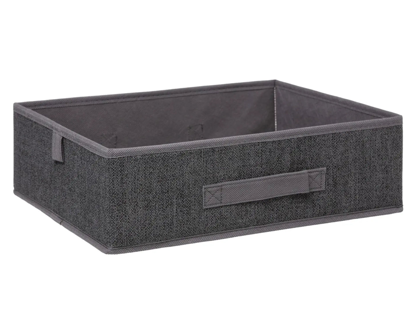 Scatola organizer grigio scuro cm 36x28x11h