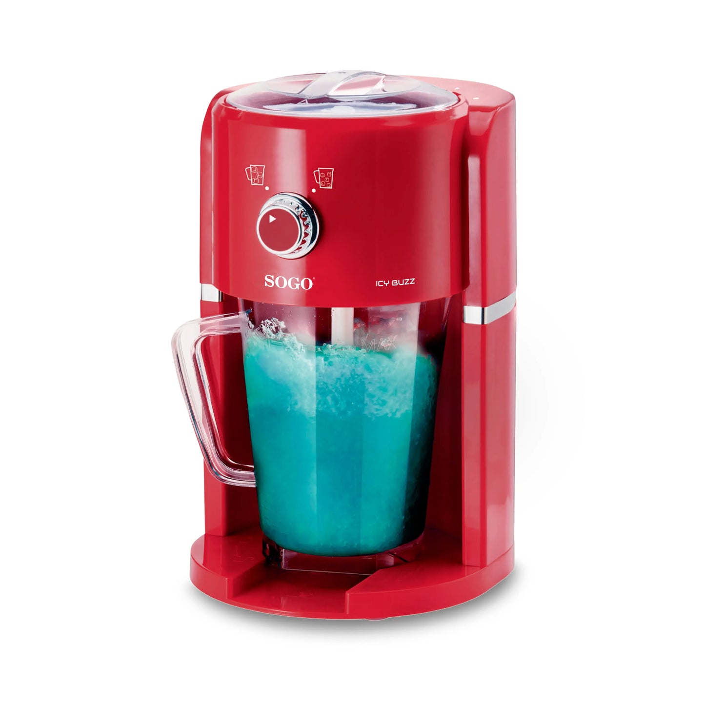 Macchina granita e tritaghiaccio rossa 30W