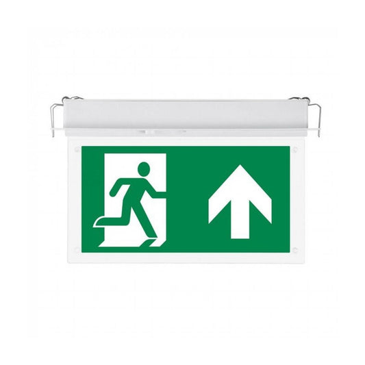 2w recessed fixed emergency exit li