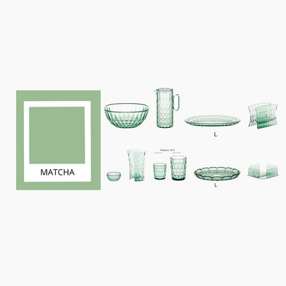 Caraffa Vanity con coperchio colore verde matcha 1750 cc