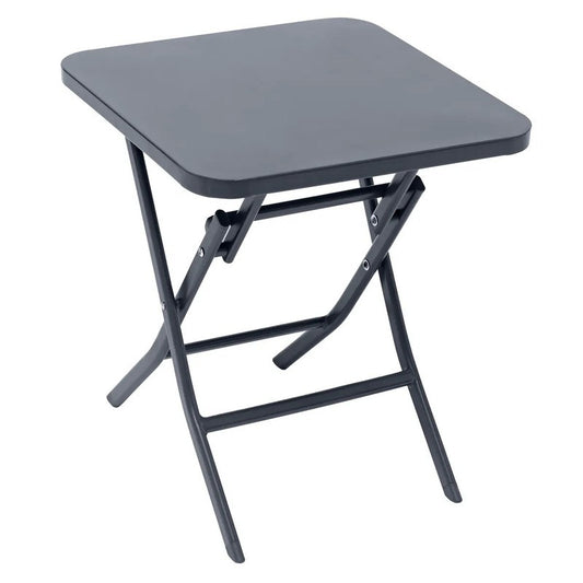 Tavolino Greensboro pieghevole grafite cm 40x40x45h