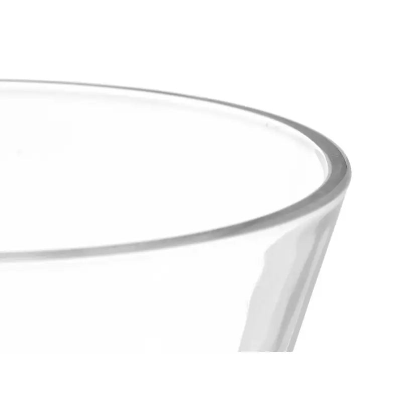 Bicchiere conico con base 230 ml trasparente