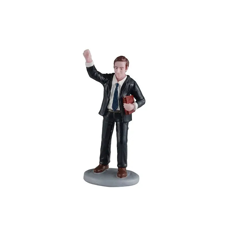 Lemax  “Pastor Waving” – Personaggio in resina H6,8 cm
