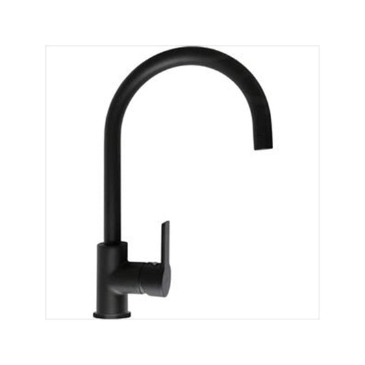 Miscelatore per cucina Panther nero satinato con bocca girevole 360°