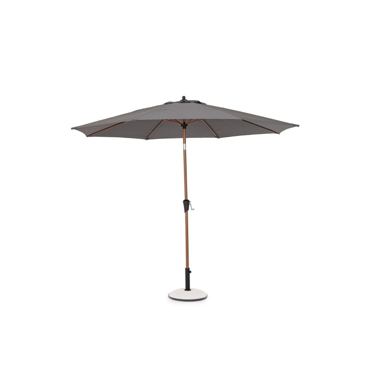 Bizzotto ombrellone Palinuro con snodo 3 m colore grigio
