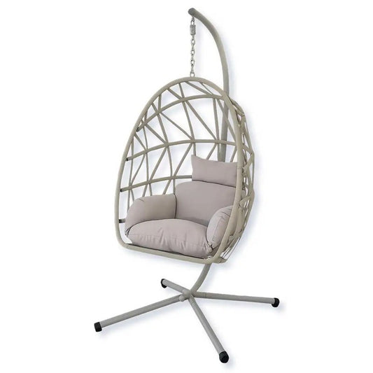 Dondolo/poltrona pensile pieghevole cm 95x95x198h