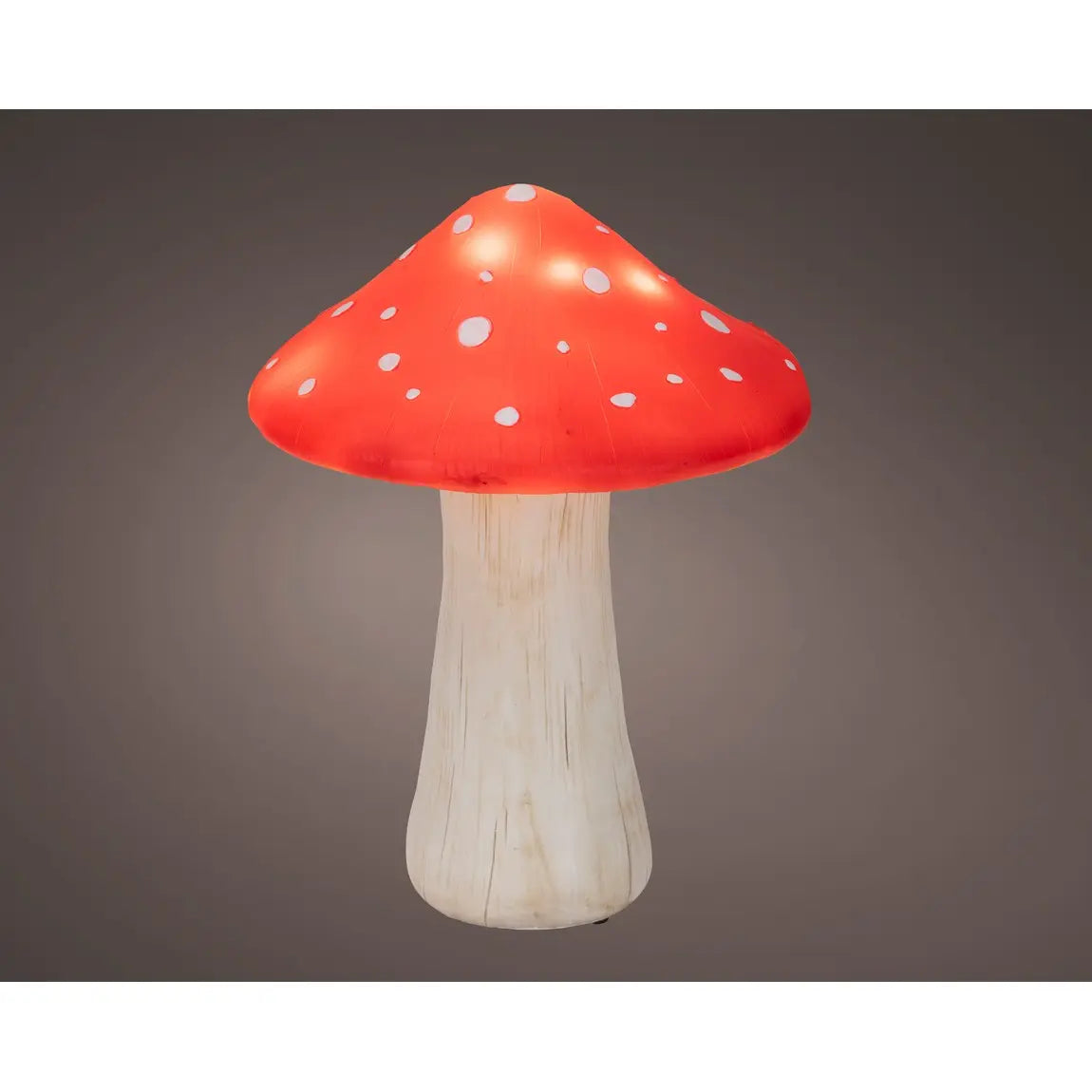 Fungo decorativo in poliresina con LED 21 × 21 × H27,5 cm