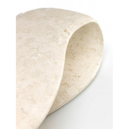 Tavolino moderno  pietra beige cm 123 x 60 x h 34