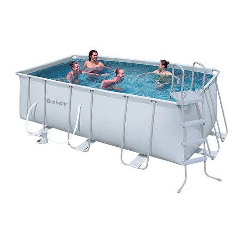 Piscina Power Steel Frame Fuori Terra Rettangolare