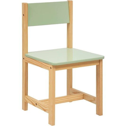 Sedia Classica per bimbi verde cm 29x29x54,5h