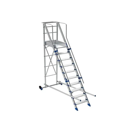 Scala fortezza mobile con piattaforma 11 gradini H 4,25 m