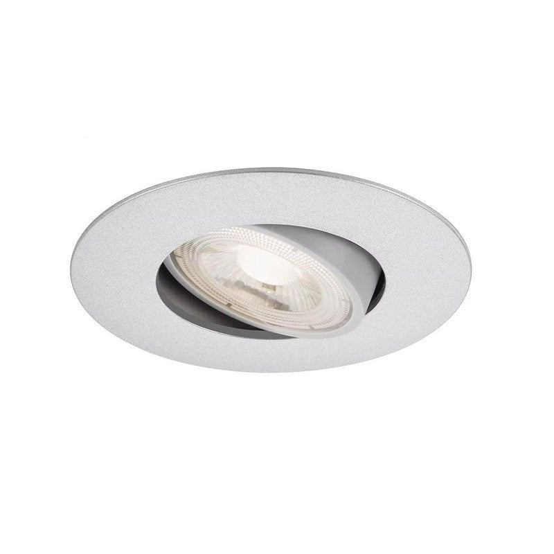Faretto Kulana da incasso orientabile led 9 cm 5w 460lm cromo