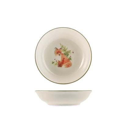 Coppetta in porcellana natalizia 14 cm - 1 pezzo assortito