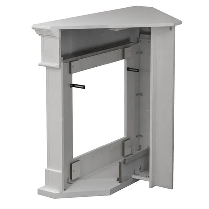 Camino a bioetanolo biocamino da terra ad angolo FORD Bianco L110 x P63 x H102  cm