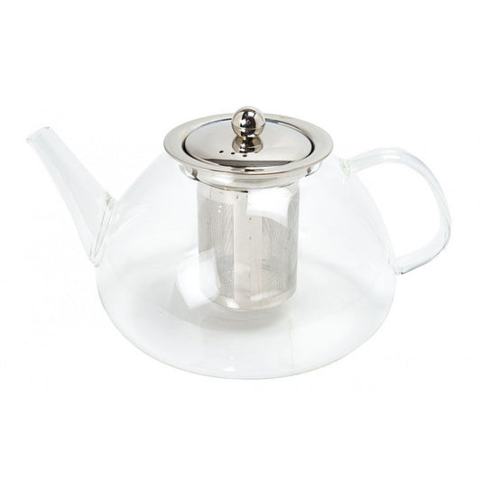 Teiera 1,3 L vetro e acciaio inox
