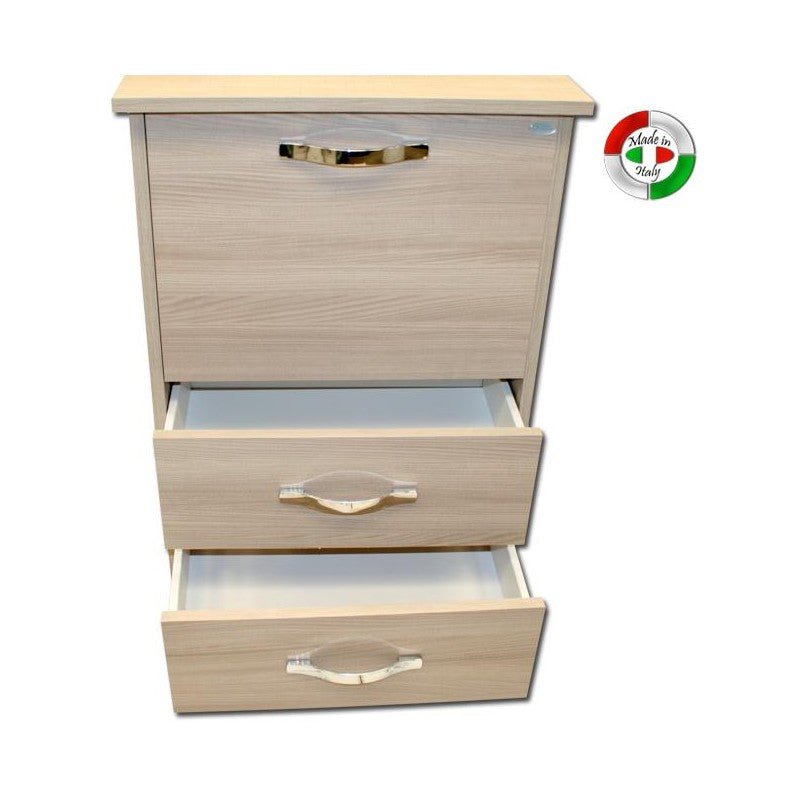 Mobile Asse Stiro Olmo Legno con 3 Cassetti 44x57xH.89 cm (1)
