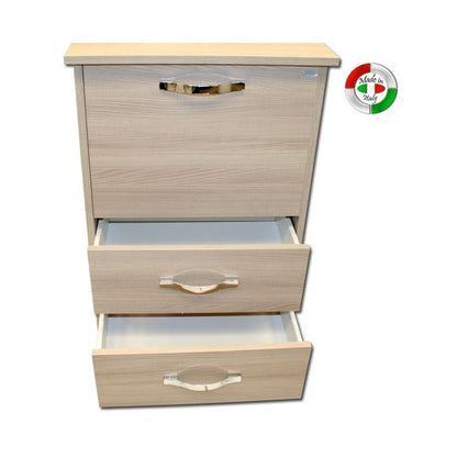 Mobile Asse Stiro Olmo Legno con 3 Cassetti 44x57xH.89 cm (1)