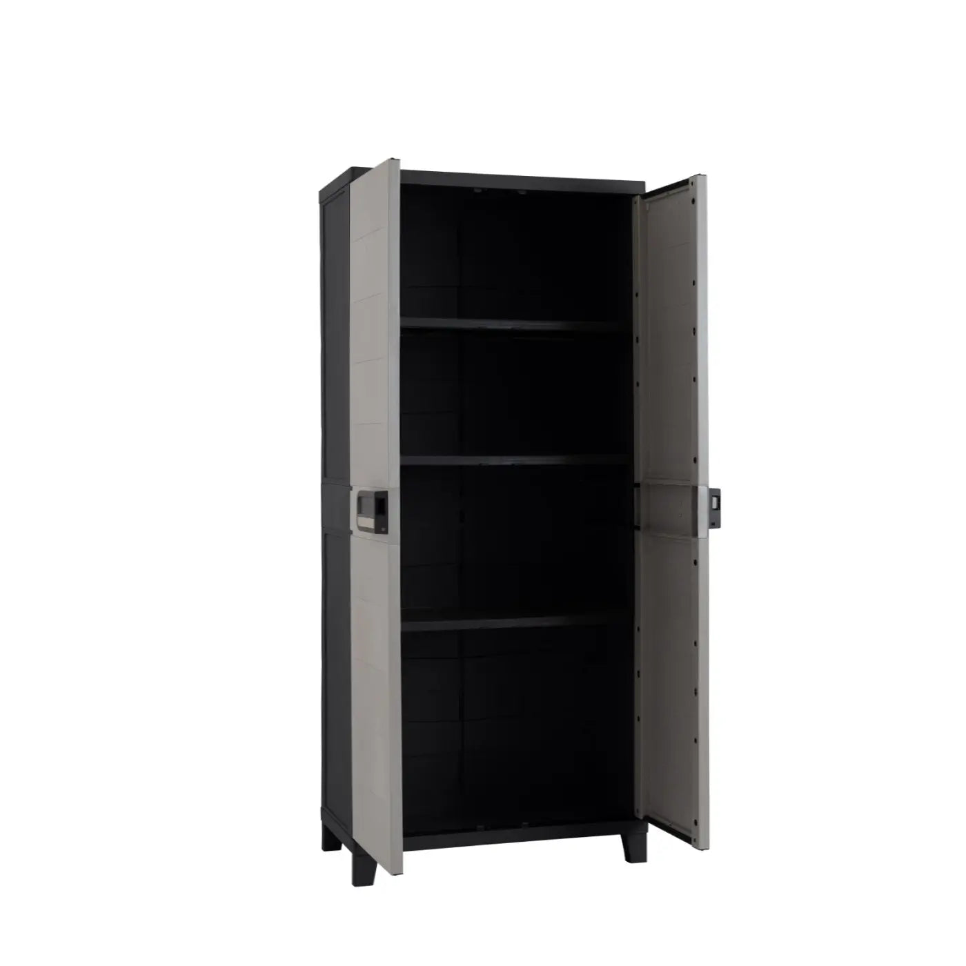 Armadio Smart Tuttopiani 4 Ripiani in Resina Antracite 68x39x173 cm