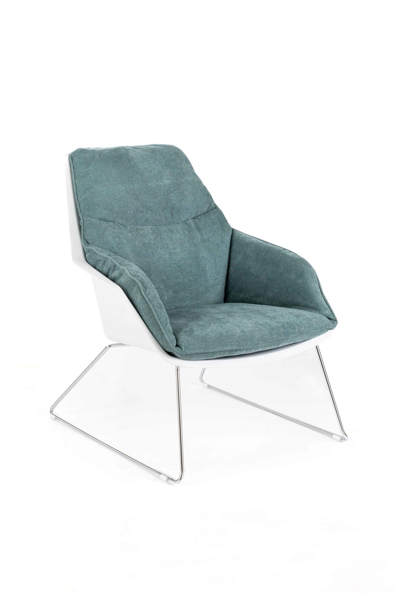 Poltrona in polipropilene acquamarina 85 cm x 74 cm H. 86 cm