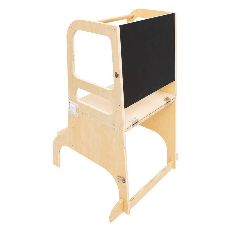 Torre di osservazione per bambini Alba 3 in 1 in legno H91 cm