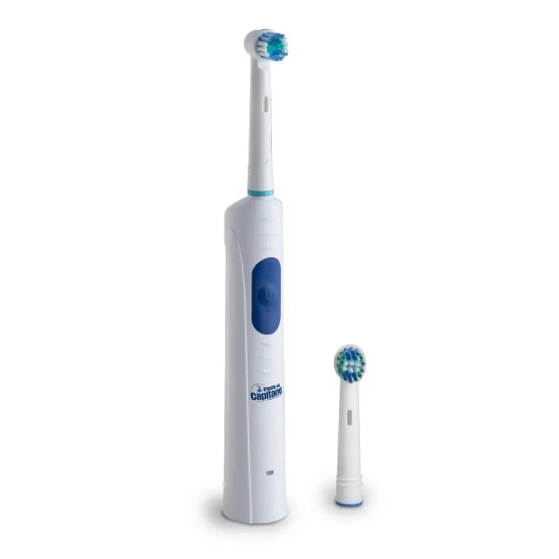 Spazzolino elettrico ricaricabile rotatorio con 3 modalità di pulizia e base USB
