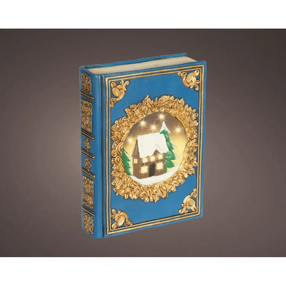 Libro decorativo natalizio con LED 6,5 × 16,5 × H22 cm