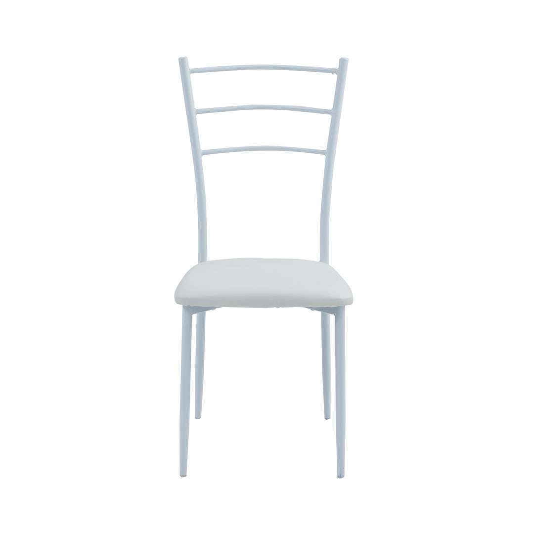 Sedia New Marta PVC bianca 41x48x92 cm