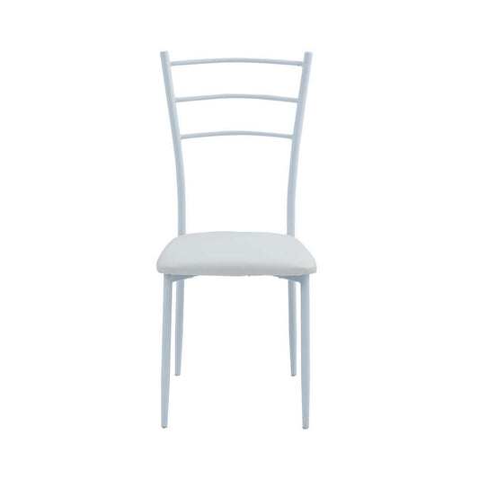 Sedia New Marta PVC bianca 41x48x92 cm