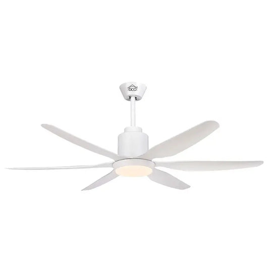 Ventilatore da soffitto DCG Ø 137 cm con luce LED dimmerabile, 6 pale e telecomando