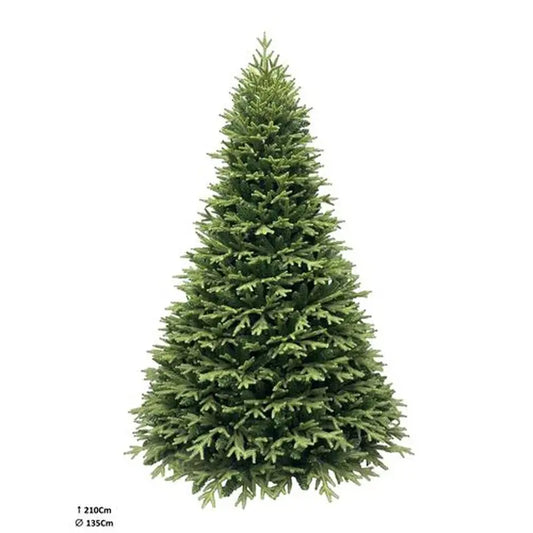 Albero di Natale Richelieu Fir verde H210 cm