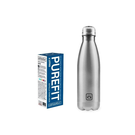 Borraccia termica Atlantic Purefit 1 Litro silver