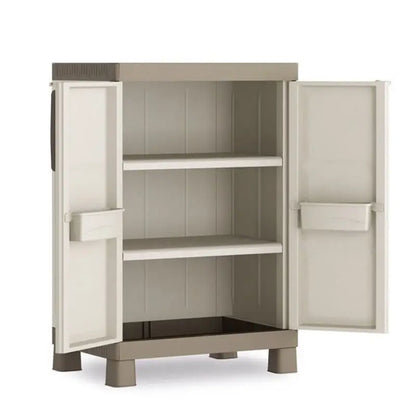 Armadio basso Excellence grigio tortora cm 65x45x97 h