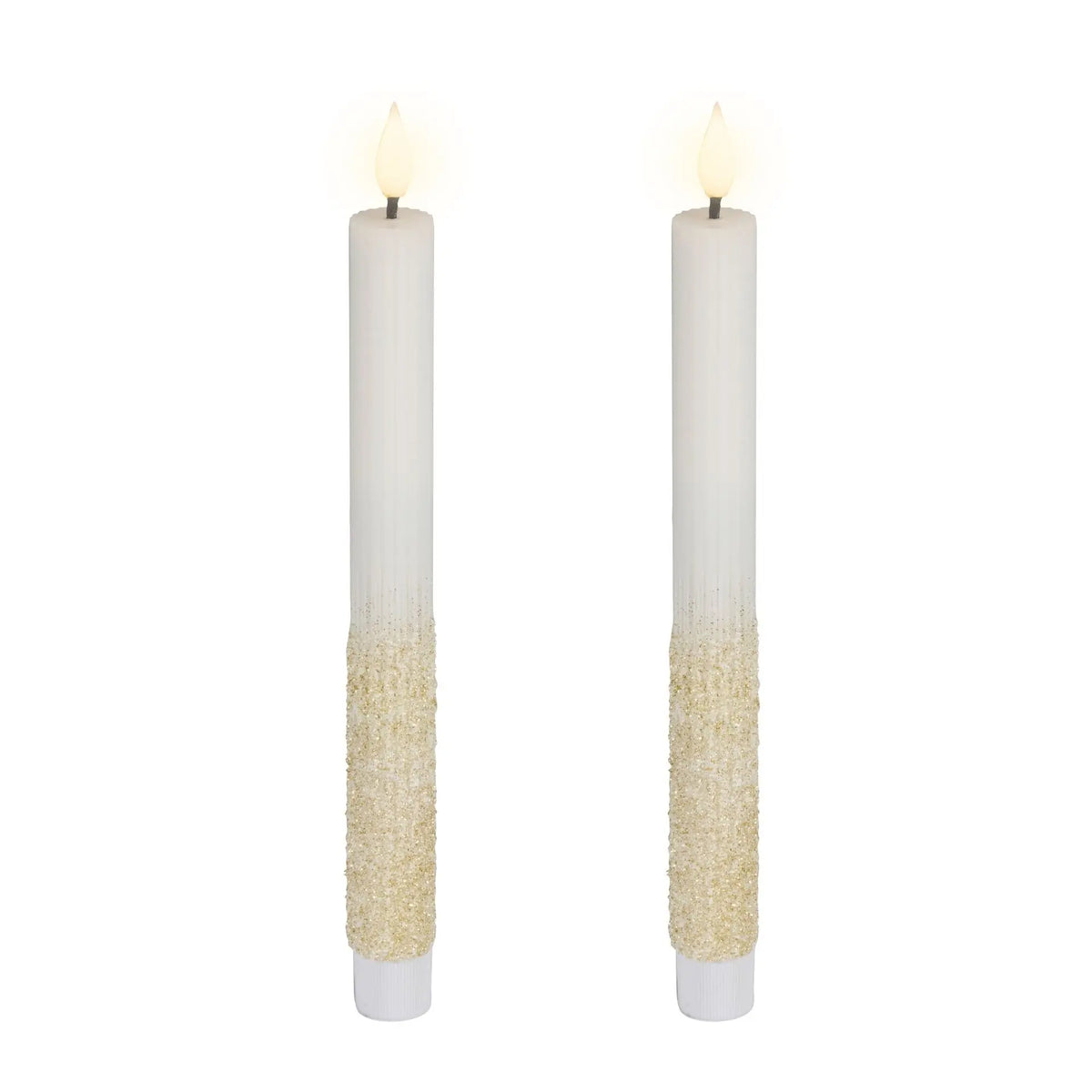 Set 2 candele LED H24,5 cm