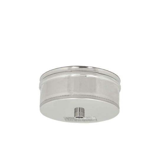 Tappo INOX 304 con scarico condensa Ø 120