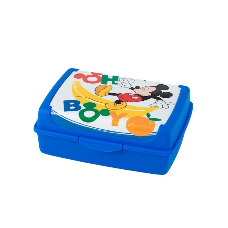Porta pranzo Disney Mickey Happy Times 17x13x6,5 cm in polipropilene
