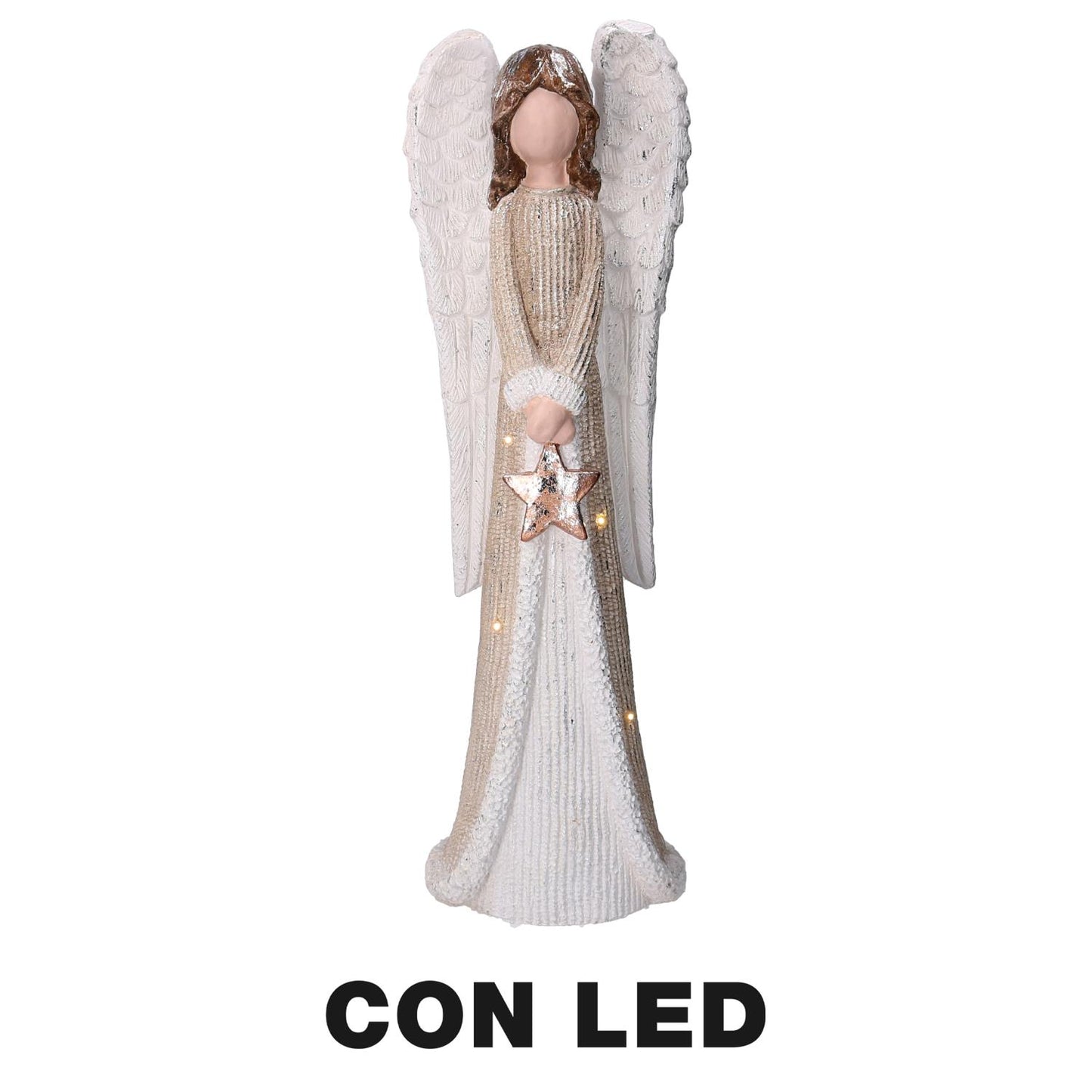 Angelo resina led oro cm22x15h66