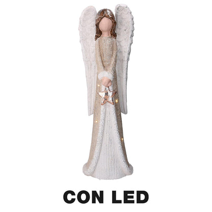 Angelo resina led oro cm22x15h66