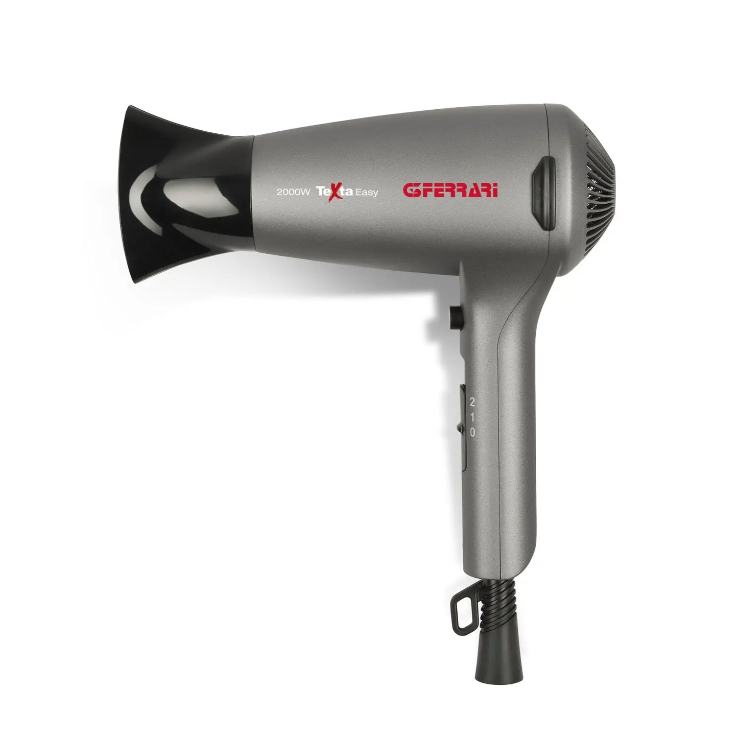 Asciugacapelli 2000W con getto d'aria fredda e concentratore