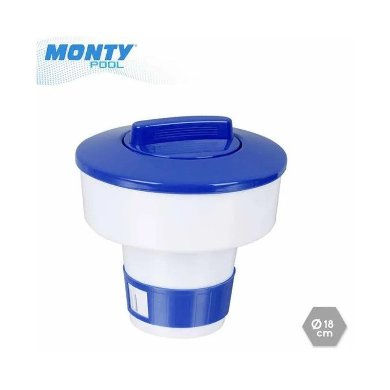 Dispensatore cloro piscina 18x18 cm