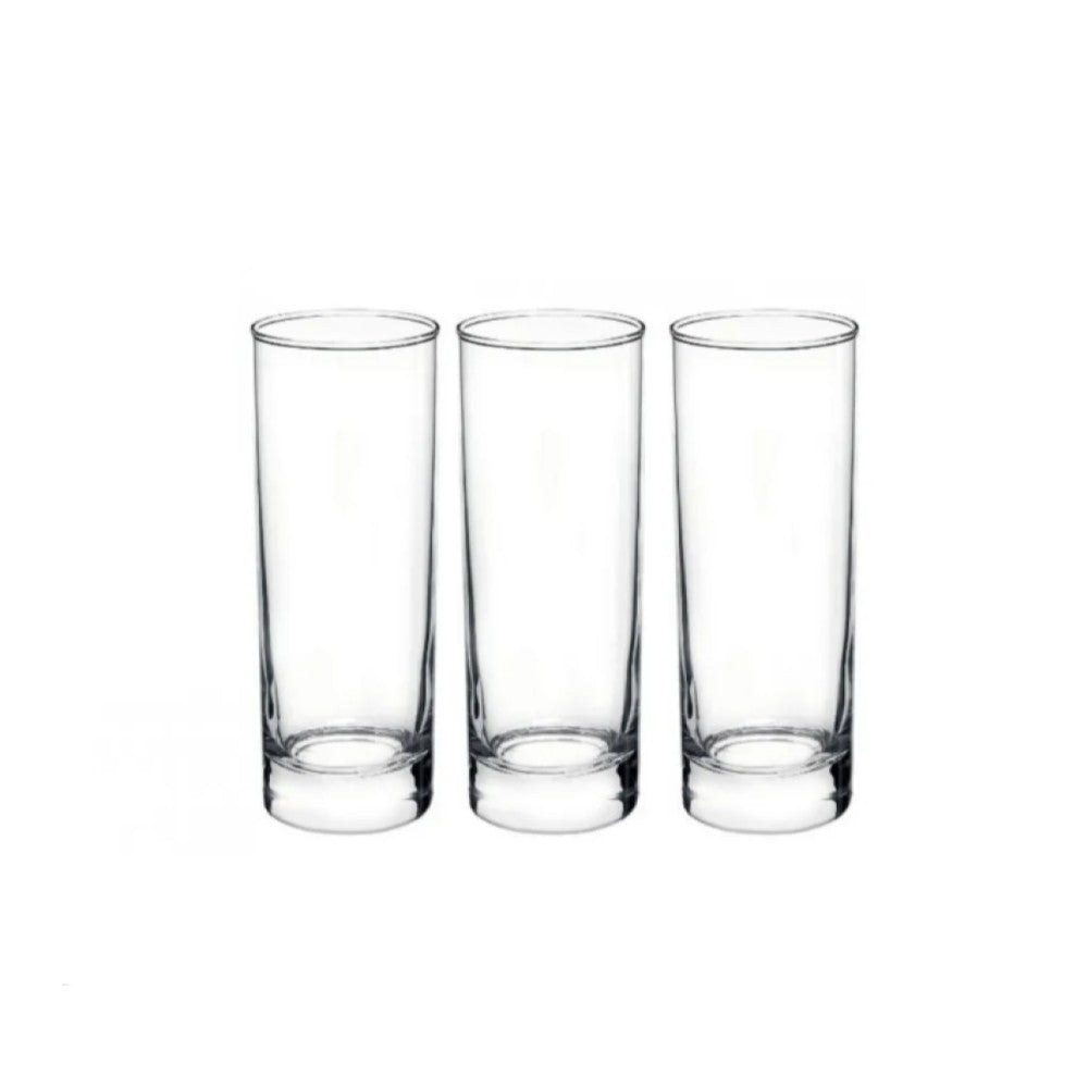 Set 3 bicchieri in vetro 28 cl