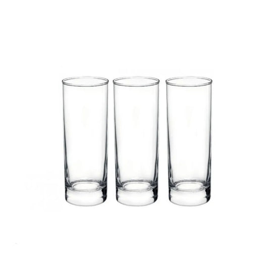 Set 3 bicchieri in vetro 28 cl