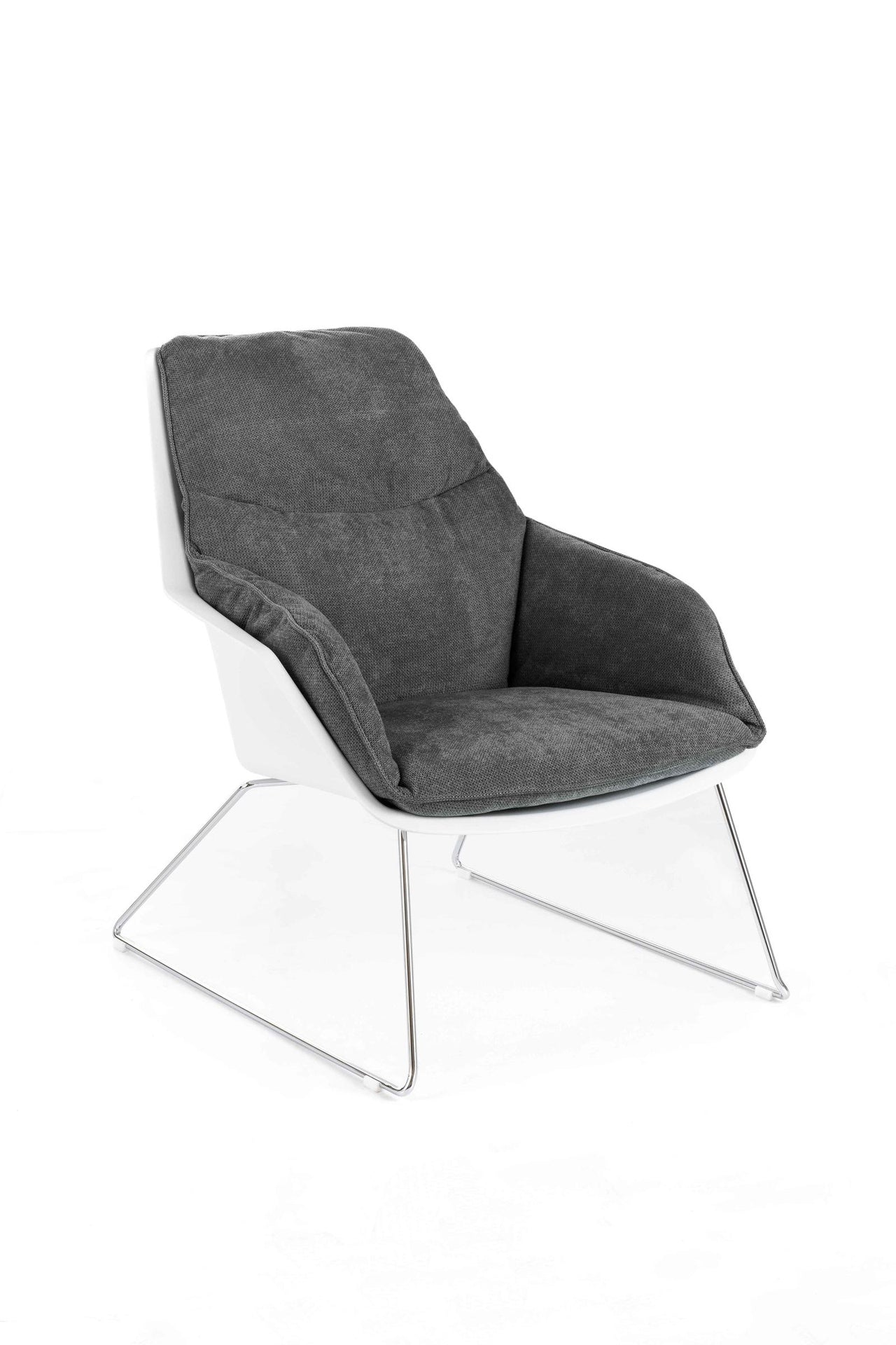 Poltrona in polipropilene grigio scuro 85 cm x 74 cm H. 86 cm