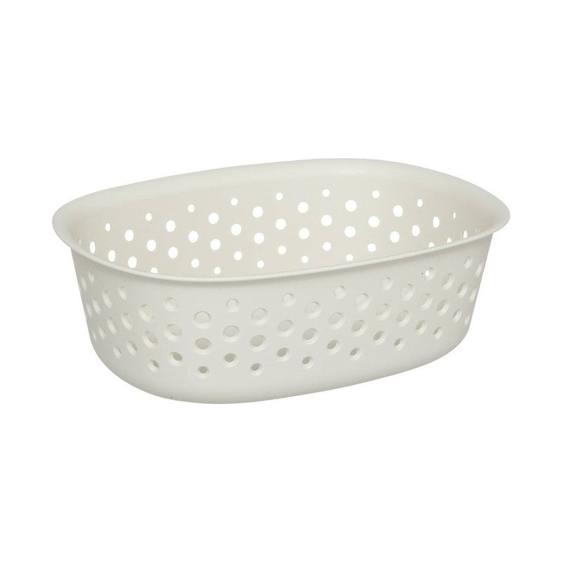 Cestino multiuso in plastica Tila 0,8 L crema