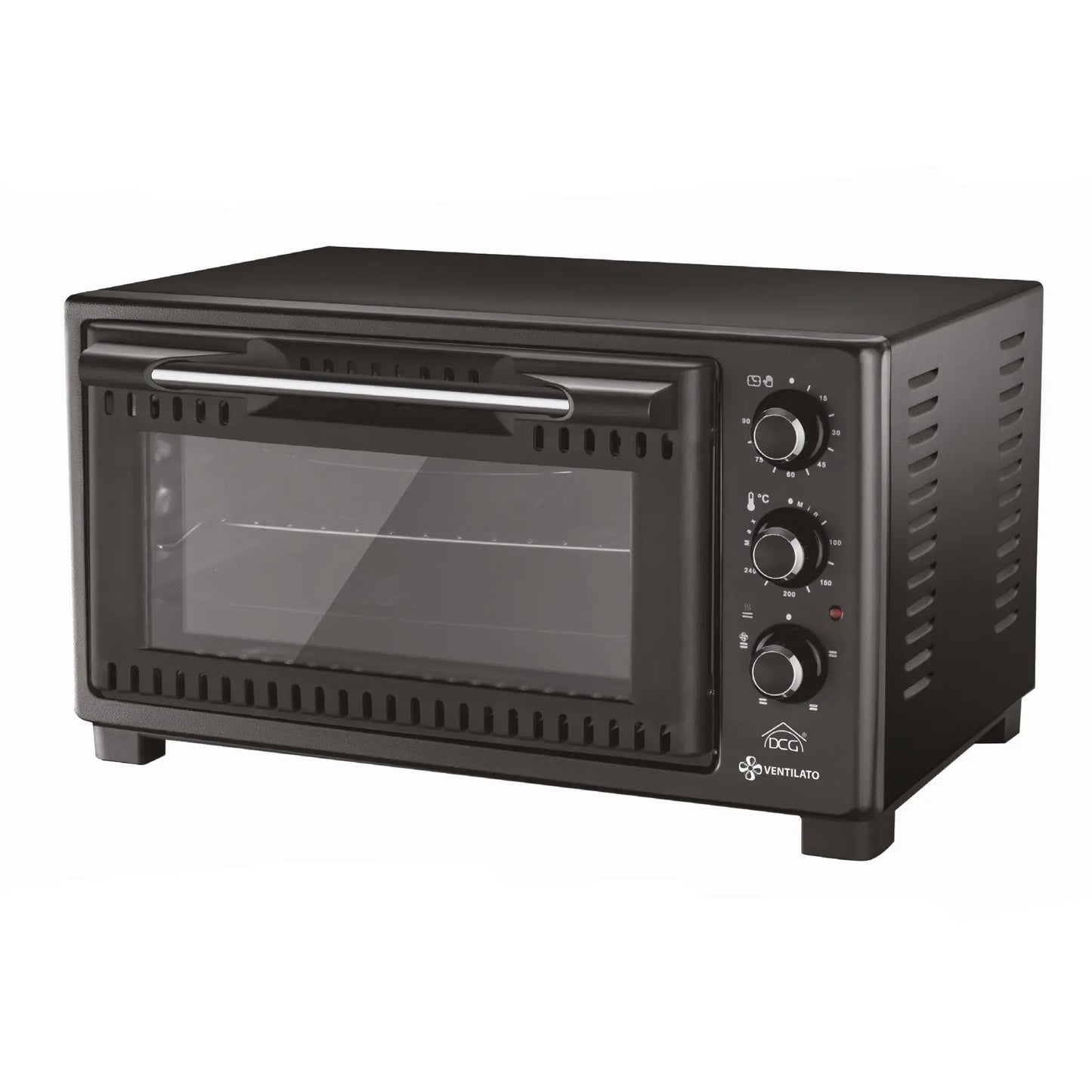 Multiforno ventilato DCG MBT1045 45 litri 1500W con luce interna e timer
