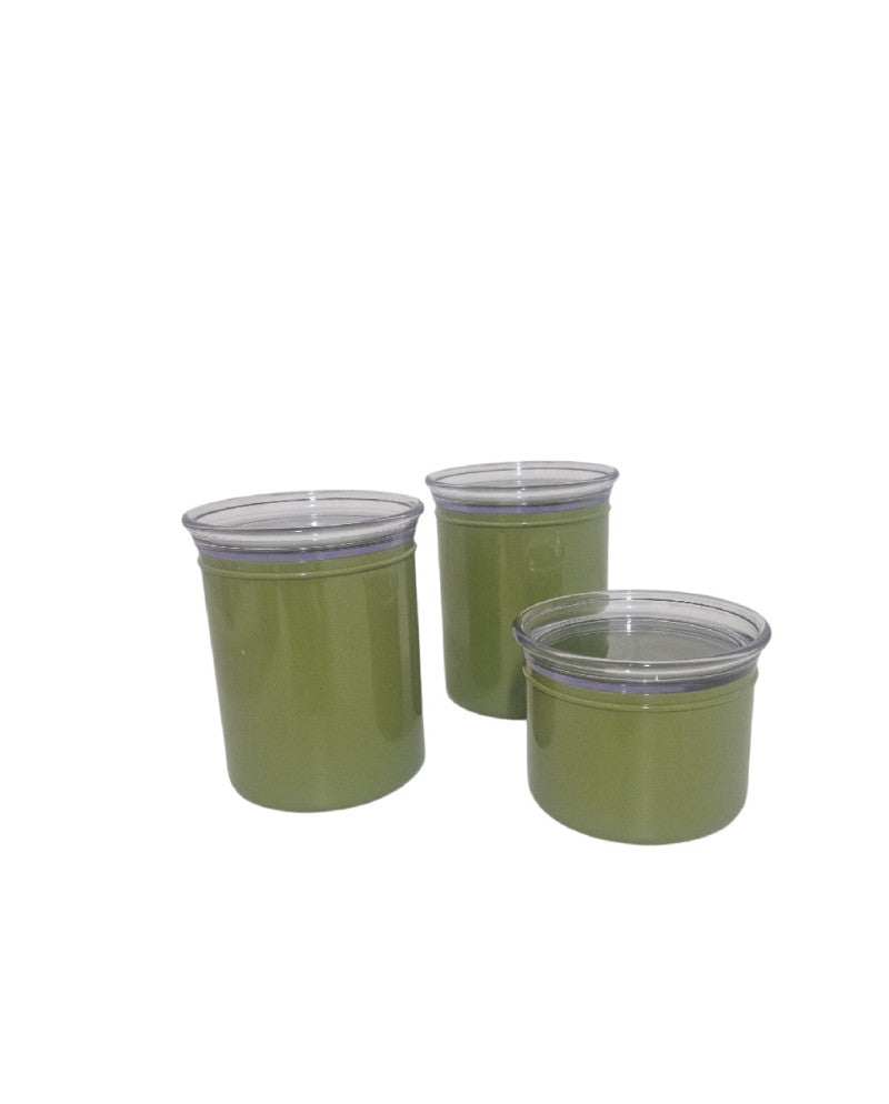 Set 3 barattoli chef line colore verde