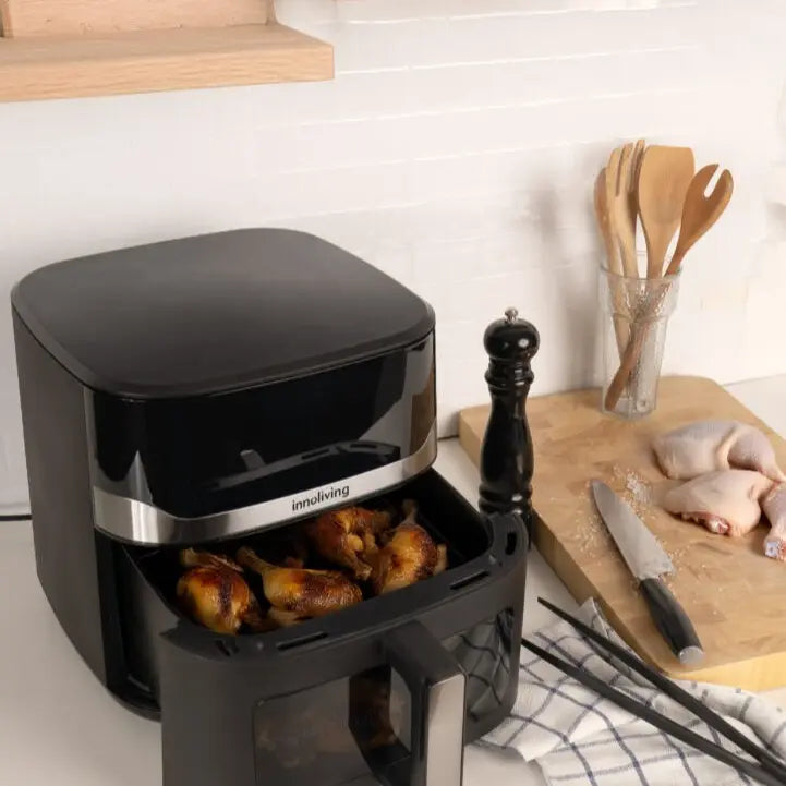 Friggitrice ad aria 10 litri 1800W con display digitale e finestra di controllo
