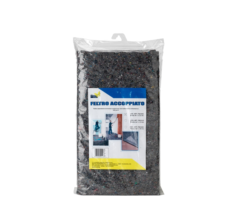 Feltro accoppiato antiscivolo 1x3,5m