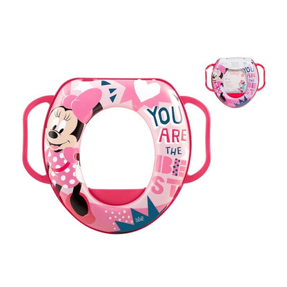 Riduttore per WC Disney Minnie Icon con maniglie imbottito BPA Free +24 Mesi