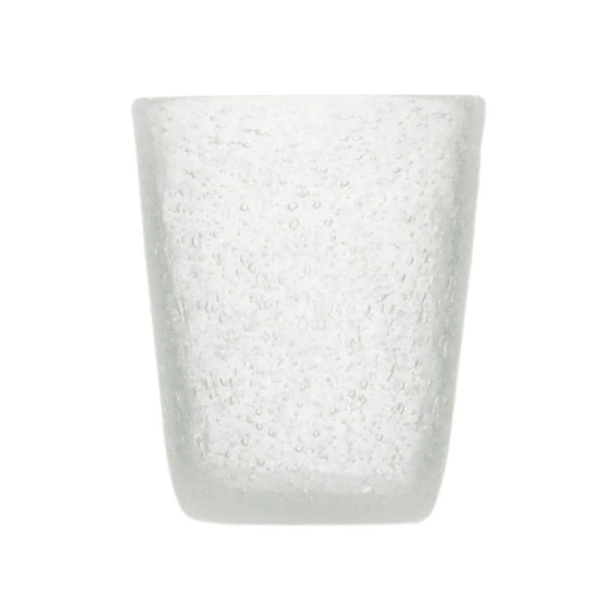 Bicchiere tumbler acqua white transparent memento originale in vetro soffiato 0,25L